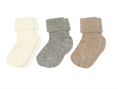 MP socks gray melange mix cotton (3-pack)